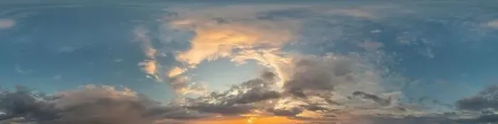 Framed Print : Dark blue sunset sky panorama with Cirrus clouds Framed Print : Dark blue sunset sky panorama with Cirrus clouds