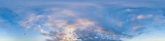 Framed Print : Dark blue sunset sky panorama with Cumulus clouds Framed Print : Dark blue sunset sky panorama with Cumulus clouds