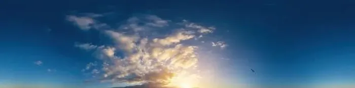 Framed Print : Dark blue sunset sky panorama with Cumulus clouds Framed Print : Dark blue sunset sky panorama with Cumulus clouds