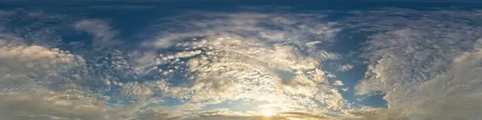 Framed Print : Dark blue sunset sky panorama with golden Cumulus clouds Framed Print : Dark blue sunset sky panorama with golden Cumulus clouds