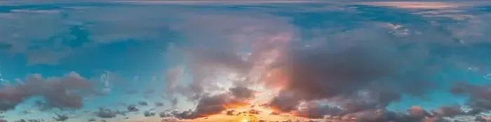 Framed Print : Dark blue sunset sky panorama with pink Cumulus clouds Framed Print : Dark blue sunset sky panorama with pink Cumulus clouds