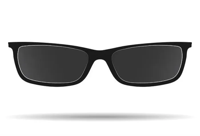 Framed Print : Dark sunglasses with black frames, isolated on a white background Framed Print : Dark sunglasses with black frames, isolated on a white background