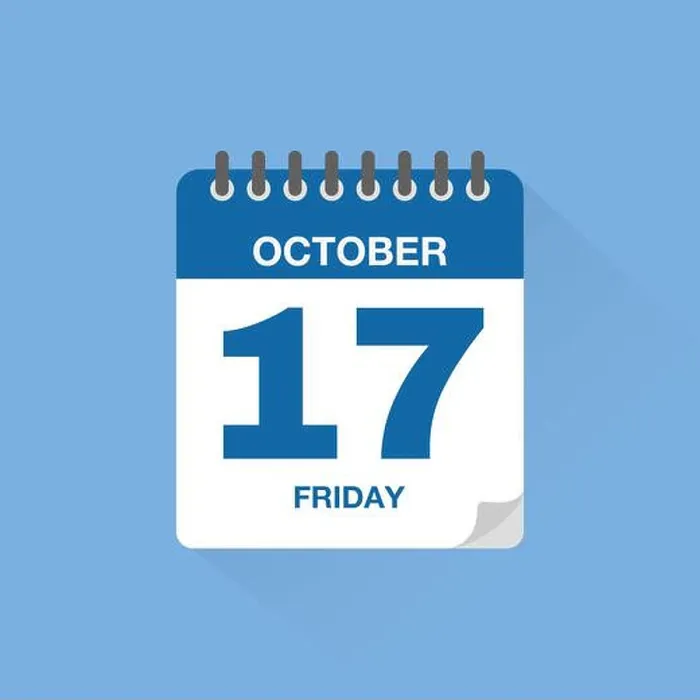 Framed Print : Day calendar with date October 17 Framed Print : Day calendar with date October 17