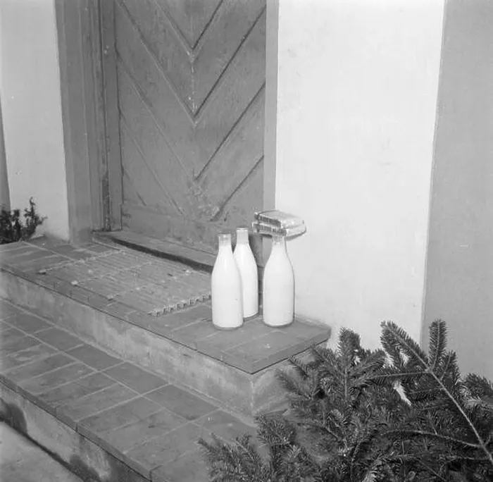 Framed Print : Day in the life of the family Svendsen Bottles of milk Framed Print : Day in the life of the family Svendsen Bottles of milk