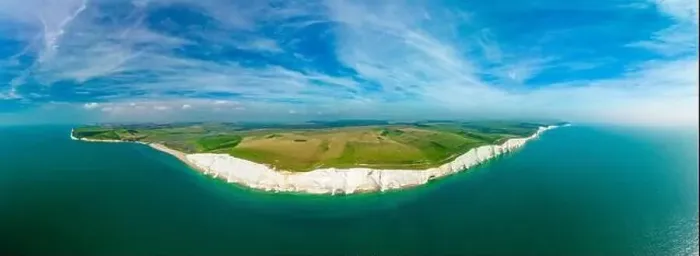 Framed Print : A daytime aerial drone view of the Seven Sisters cliffs on the East Sussex coast, UK Framed Print : A daytime aerial drone view of the Seven Sisters cliffs on the East Sussex coast, UK