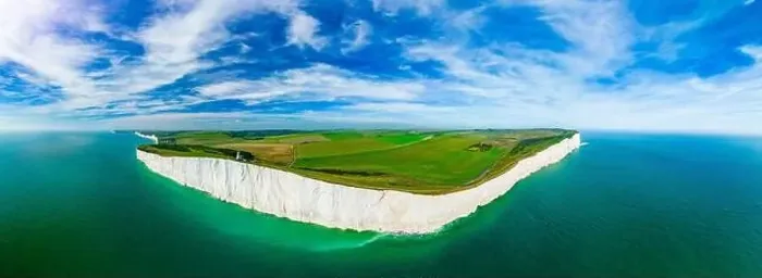 Framed Print : A daytime aerial drone view of the Seven Sisters cliffs on the East Sussex coast, UK Framed Print : A daytime aerial drone view of the Seven Sisters cliffs on the East Sussex coast, UK
