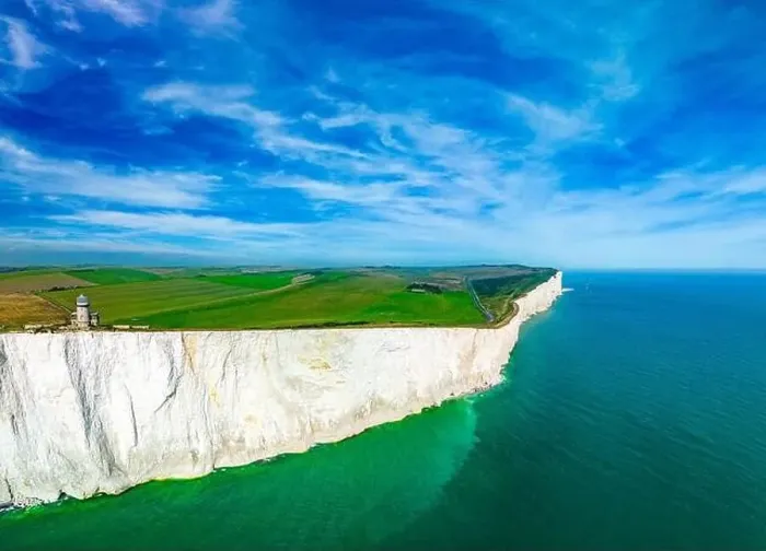 Framed Print : A daytime aerial drone view of the Seven Sisters cliffs on the East Sussex coast, UK Framed Print : A daytime aerial drone view of the Seven Sisters cliffs on the East Sussex coast, UK