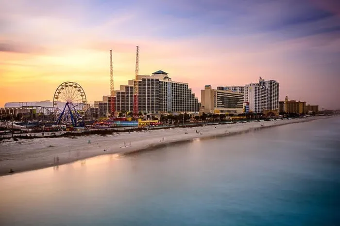 Framed Print : Daytona Beach, Florida, USA beach and resorts cityscape Framed Print : Daytona Beach, Florida, USA beach and resorts cityscape