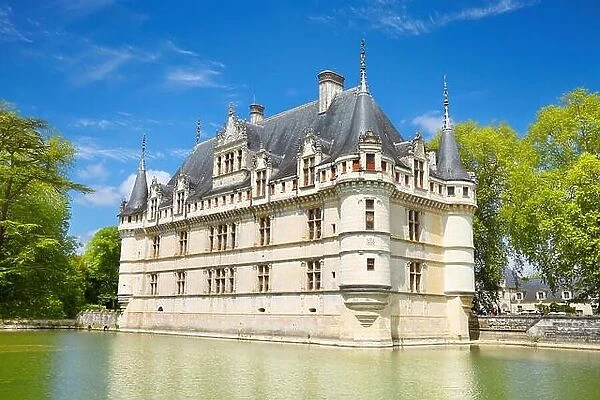 D'Azay-le-Rideau Castle, Loire Valley, France
