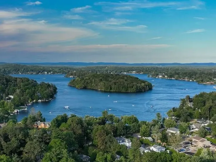 Framed Print : default08-30-2022 - Late afternoon aerial photo of Lake Mahopac located in Town of Carmel, Putnam County, New York Framed Print : default08-30-2022 - Late afternoon aerial photo of Lake Mahopac located in Town of Carmel, Putnam County, New York