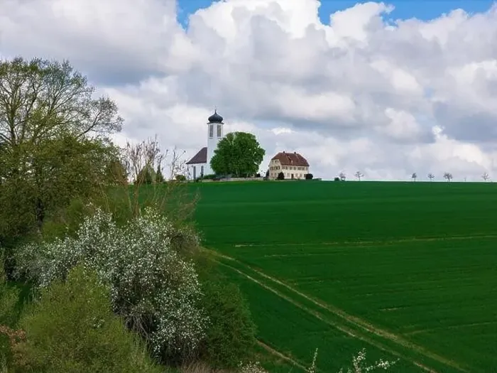 Framed Print : defaultSmall church with cemetery in the middle of blooming fruit trees and fields captured with a drone in spring Framed Print : defaultSmall church with cemetery in the middle of blooming fruit trees and fields captured with a drone in spring