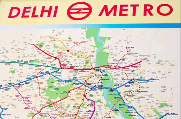 Framed Print : The Delhi Metro, India Framed Print : The Delhi Metro, India