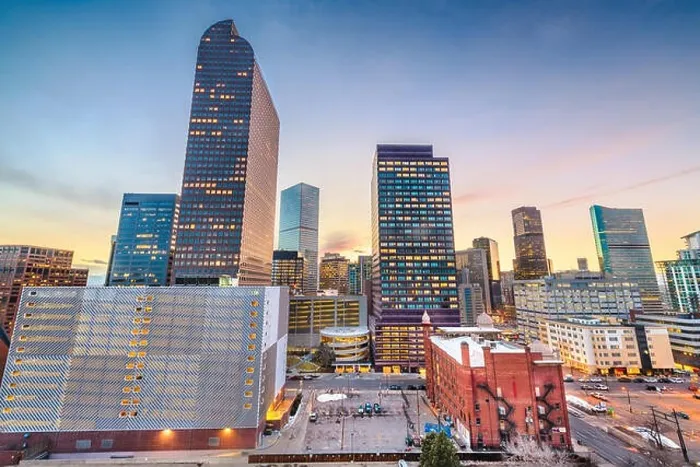 Framed Print : Denver, Colorado, USA downtown cityscape at twilight Framed Print : Denver, Colorado, USA downtown cityscape at twilight