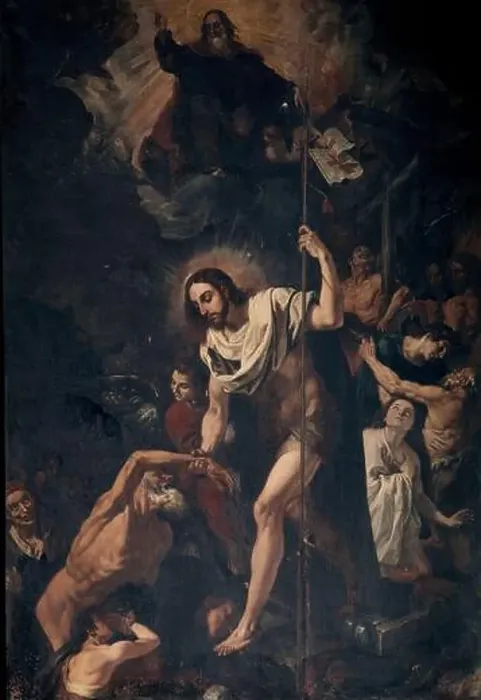 Framed Print : DESCENSO DE CRISTO A LOS INFIERNOS Framed Print : DESCENSO DE CRISTO A LOS INFIERNOS
