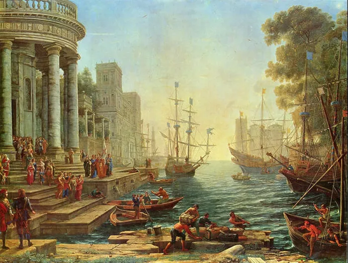 Framed Print : Deutsch: Einschiffung der Hl. Ursula English: Seaport with the Embarkation of Saint Ursula 1641 Framed Print : Deutsch: Einschiffung der Hl. Ursula English: Seaport with the Embarkation of Saint Ursula 1641