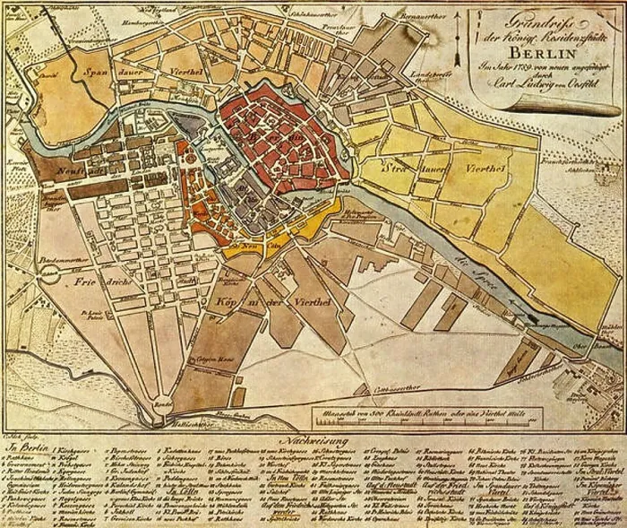 Framed Print : Deutsch: Grundriss der Königlichen Residenzstädte Berlin im Jahr 1789, kolorierter Kupferstich. Format: 17, 0 x 24, 7 cm Framed Print : Deutsch: Grundriss der Königlichen Residenzstädte Berlin im Jahr 1789, kolorierter Kupferstich. Format: 17, 0 x 24, 7 cm