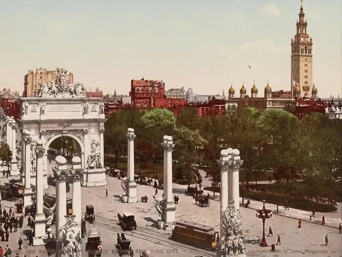 Framed Print : Dewey Arch, Madison Square, New York 1900 Framed Print : Dewey Arch, Madison Square, New York 1900
