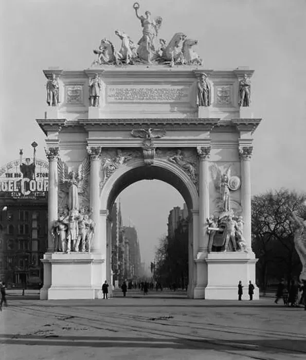 Framed Print : Dewey Arch, New York City 1900 Framed Print : Dewey Arch, New York City 1900