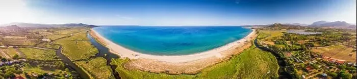 Framed Print : Di Su Tiriarzu beach near Posada village on Sardinia island, Italy, Europe Framed Print : Di Su Tiriarzu beach near Posada village on Sardinia island, Italy, Europe