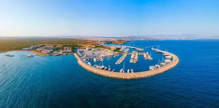 Framed Print : Didim Marina aerial panoramic view. Didim is a town near Marmaris city in Aydin Province, Turkey Framed Print : Didim Marina aerial panoramic view. Didim is a town near Marmaris city in Aydin Province, Turkey