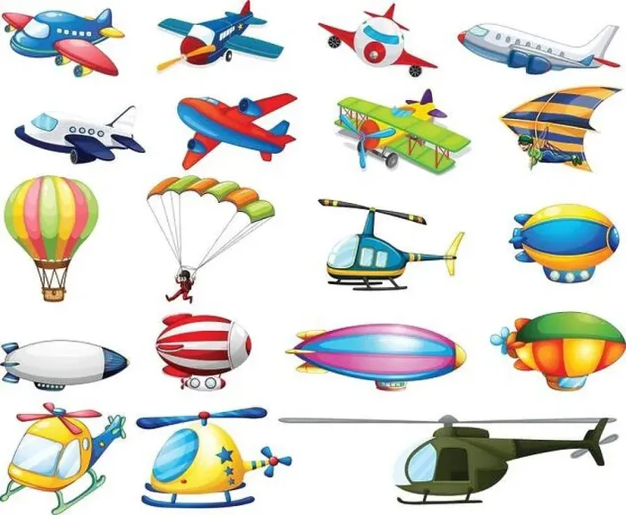 Framed Print : Different modes of air transportation Framed Print : Different modes of air transportation