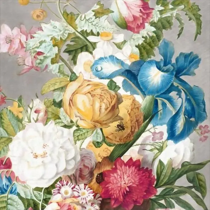 Framed Print : Digital floral design on a textured background. Colorful Flowers with a vintage inspiration Framed Print : Digital floral design on a textured background. Colorful Flowers with a vintage inspiration