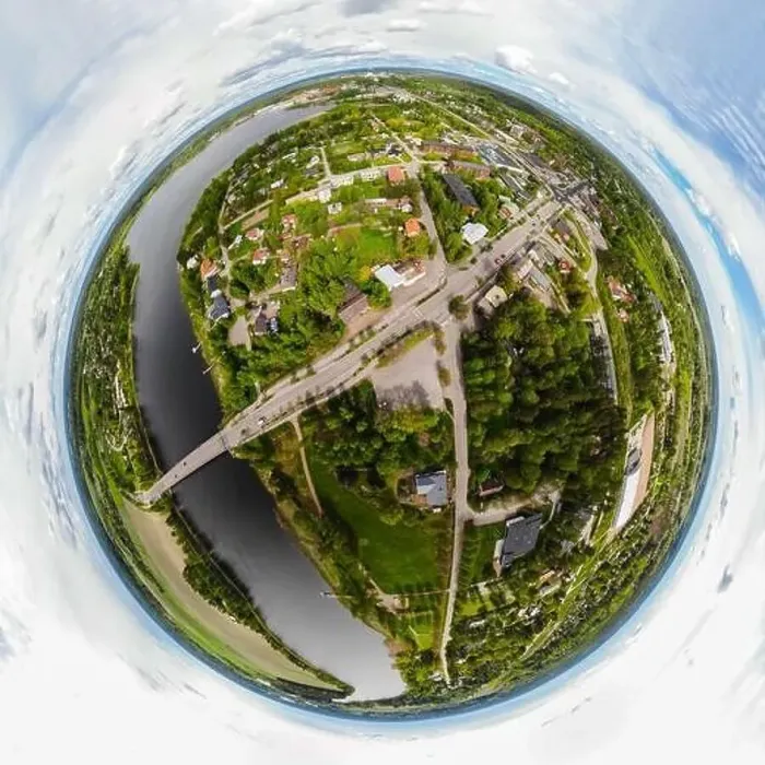 Framed Print : A three dimensional aerial panoramic view of city Inkeroinen at river Kymijoki, Finland Framed Print : A three dimensional aerial panoramic view of city Inkeroinen at river Kymijoki, Finland