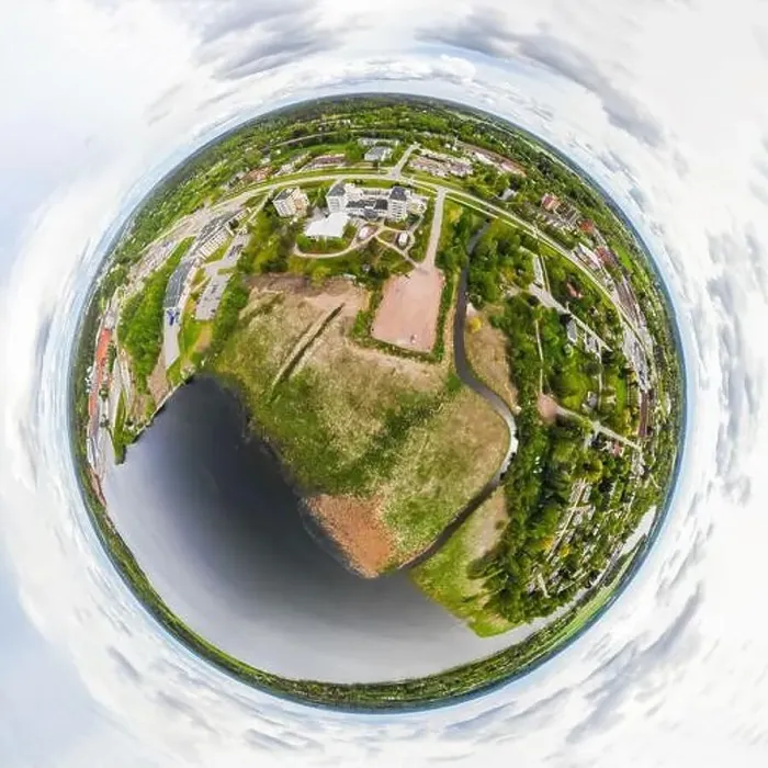 Framed Print : A three dimensional aerial panoramic view of city Inkeroinen at river Kymijoki, Finland Framed Print : A three dimensional aerial panoramic view of city Inkeroinen at river Kymijoki, Finland
