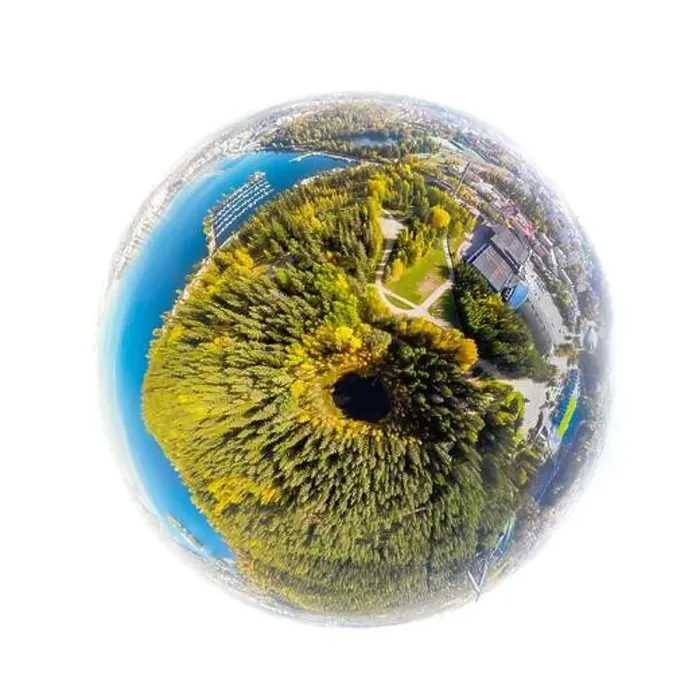 Framed Print : A three dimensional aerial panoramic view of small forest lake Haransilma and harbor on lake Vesijarvi in Lahti Framed Print : A three dimensional aerial panoramic view of small forest lake Haransilma and harbor on lake Vesijarvi in Lahti