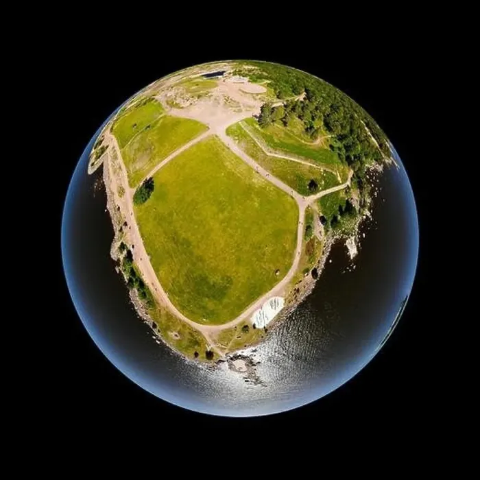 Framed Print : A three dimensional panoramic aerial view of Katariina Seaside Park in a mini planet panorama style. Kotka, Finland Framed Print : A three dimensional panoramic aerial view of Katariina Seaside Park in a mini planet panorama style. Kotka, Finland