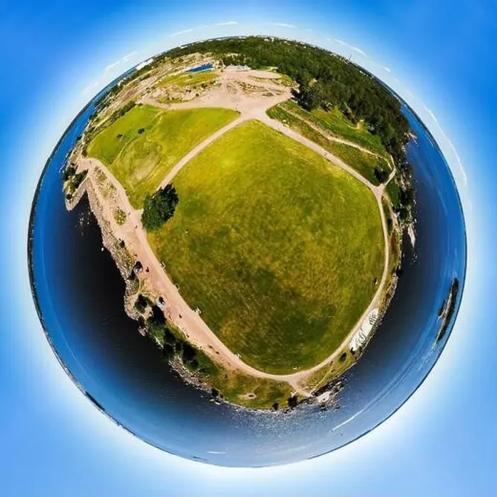 Framed Print : A three dimensional panoramic aerial view of Katariina Seaside Park in a mini planet panorama style. Kotka, Finland Framed Print : A three dimensional panoramic aerial view of Katariina Seaside Park in a mini planet panorama style. Kotka, Finland