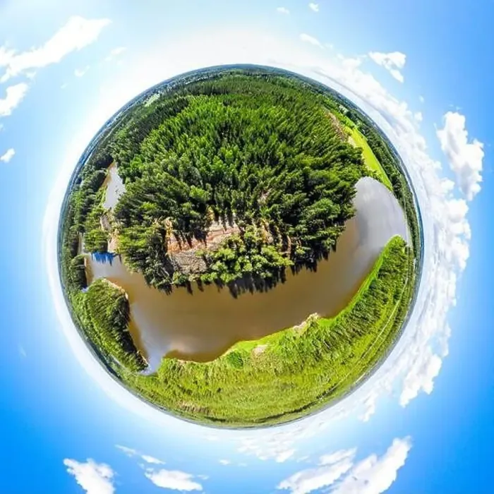 Framed Print : A three dimensional panoramic view of of rapid Ahvionkoski at Kymijoki river, Finland, in a mini planet panorama style Framed Print : A three dimensional panoramic view of of rapid Ahvionkoski at Kymijoki river, Finland, in a mini planet panorama style