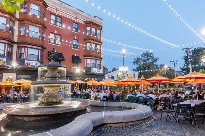 Framed Print : Dining alfresco Italian style, a summer evening on Federal Hill in Providence, Rhode Island, USA Framed Print : Dining alfresco Italian style, a summer evening on Federal Hill in Providence, Rhode Island, USA