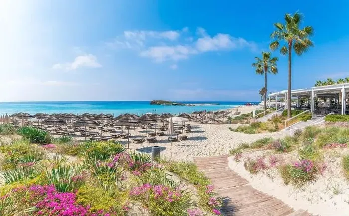 Framed Print : Discover the pristine Nissi Beach in Cyprus Framed Print : Discover the pristine Nissi Beach in Cyprus