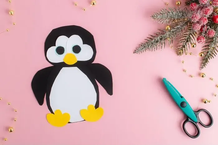 Framed Print : DIY. Step-by-step instructions for making a penguin out of paper. Step 1 Framed Print : DIY. Step-by-step instructions for making a penguin out of paper. Step 1
