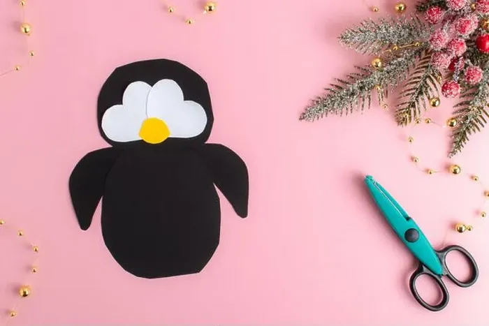 Framed Print : DIY. Step-by-step instructions for making a penguin out of paper. Step 1 Framed Print : DIY. Step-by-step instructions for making a penguin out of paper. Step 1
