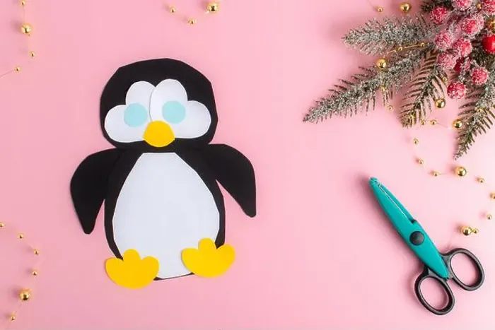 Framed Print : DIY. Step-by-step instructions for making a penguin out of paper. Step 1 Framed Print : DIY. Step-by-step instructions for making a penguin out of paper. Step 1