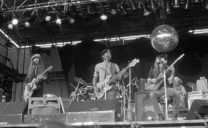 Framed Print : The Doobie Brothers performing at the 1977 Reading Festival, England Framed Print : The Doobie Brothers performing at the 1977 Reading Festival, England