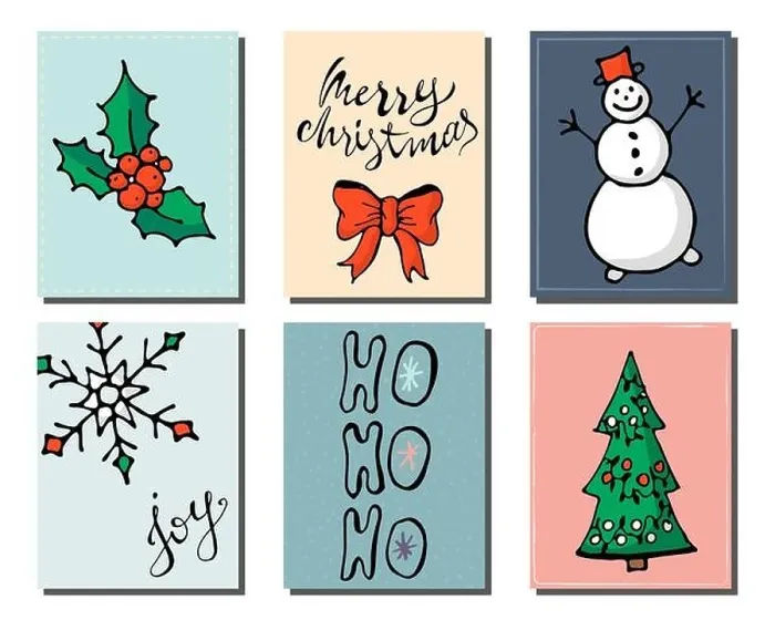 Framed Print : Doodle Christmas cards Set. Cute hand drawn design elements for poster, baner, invitation card. Merry Christmas and New Year symbols Framed Print : Doodle Christmas cards Set. Cute hand drawn design elements for poster, baner, invitation card. Merry Christmas and New Year symbols
