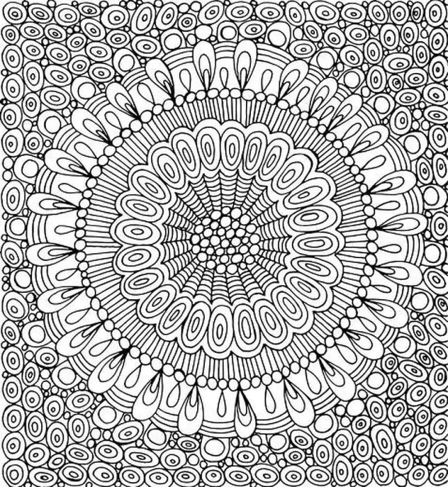 Framed Print : Doodle mandala with circle pattern background. Graphic artwork - Framed Print : Doodle mandala with circle pattern background. Graphic artwork -