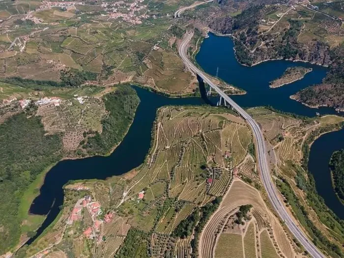 Framed Print : Douro Valley, Hydrographic Basin of the Varosa Dam Framed Print : Douro Valley, Hydrographic Basin of the Varosa Dam