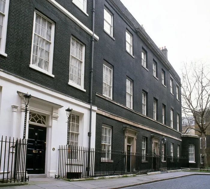 Framed Print : downing st showing no 11 and no 10 Framed Print : downing st showing no 11 and no 10