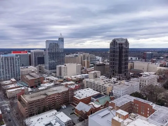Framed Print : Downtown Raleigh North Carolina, USA. Aerial skyline view Framed Print : Downtown Raleigh North Carolina, USA. Aerial skyline view