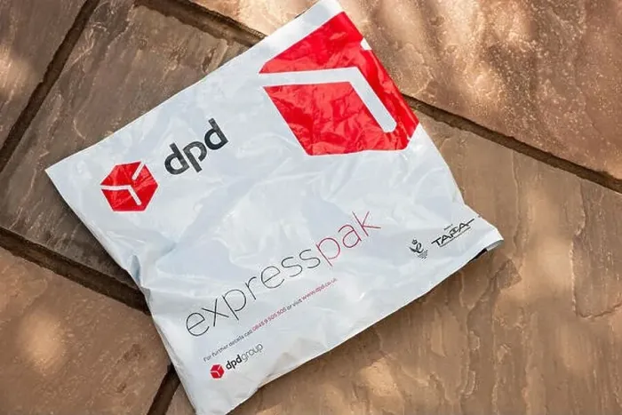 Framed Print : DPD expresspak package Framed Print : DPD expresspak package