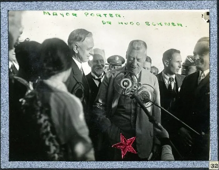 Framed Print : Dr. Hugo Eckener was a prominent aviator and the leader of Luftschiffbau Zeppelin