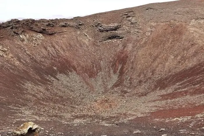 Framed Print : the Dramatic volcanic red deserted crater of Calderon Hondo volcano near to Corralejo, Fuerteventura. Canary Islands Framed Print : the Dramatic volcanic red deserted crater of Calderon Hondo volcano near to Corralejo, Fuerteventura. Canary Islands