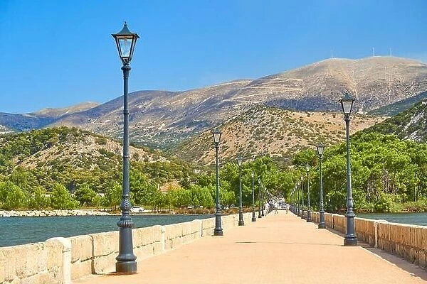 Drapanos Bridge, Agrostoli, Kefalonia Island, Greece
