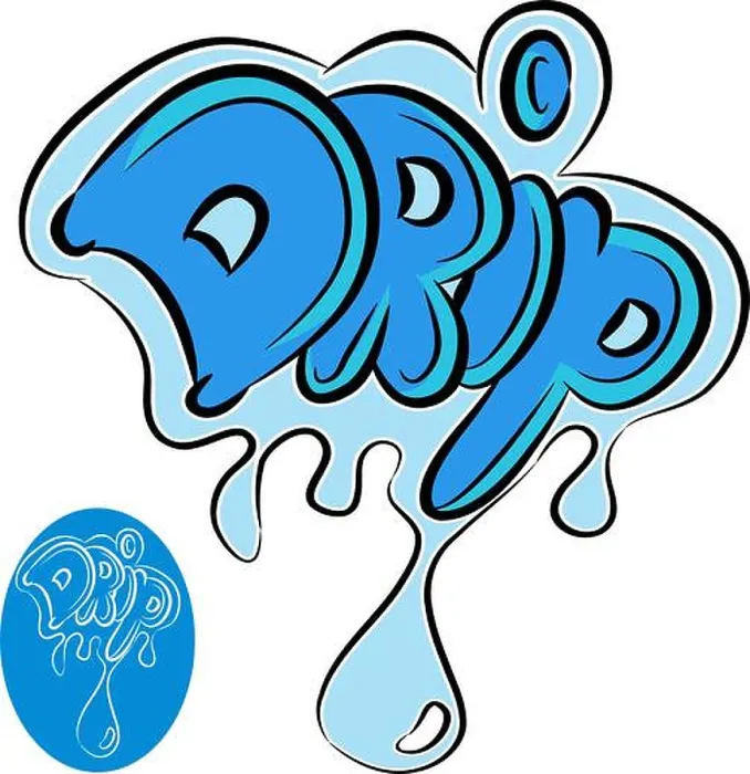 Framed Print : Drip Sound Effect Text Framed Print : Drip Sound Effect Text