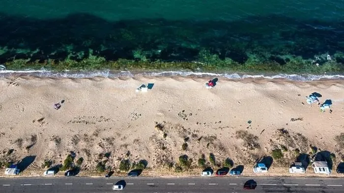 Framed Print : Drivers beach near the town of Sozopol on the Bulgarian Riviera Framed Print : Drivers beach near the town of Sozopol on the Bulgarian Riviera