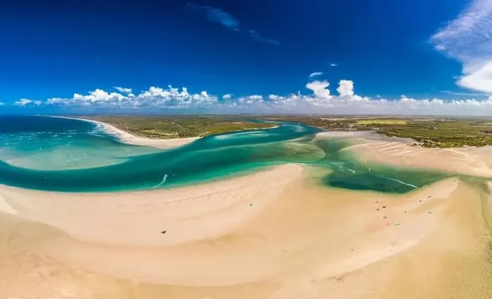 Framed Print : Drone aerial view of Elliott Heads Beach and River, Queensland, Australia Framed Print : Drone aerial view of Elliott Heads Beach and River, Queensland, Australia